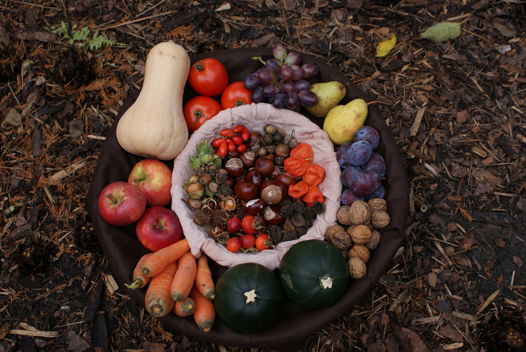 thanksgiving vegetable basket