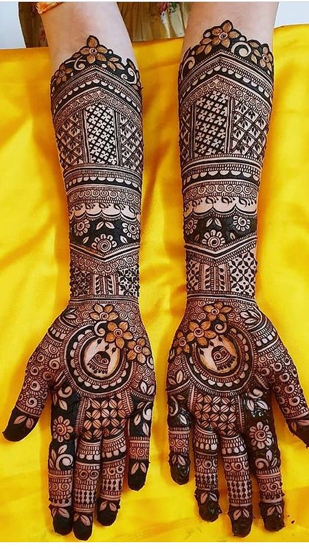 180+ Best Rajasthani Bridal Mehndi Designs for Full Hands (2023) Marwadi &  Rajputana Patterns