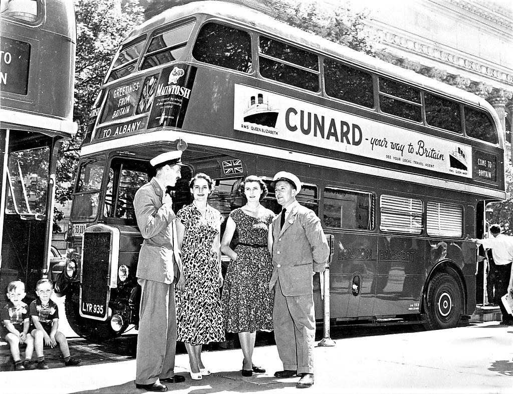 London transport RTL1307 Albany New York 1952.