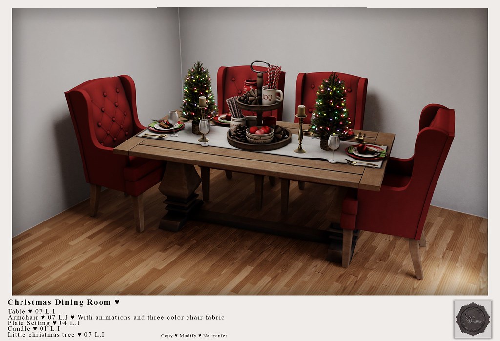 {YD} Christmas Dining Room