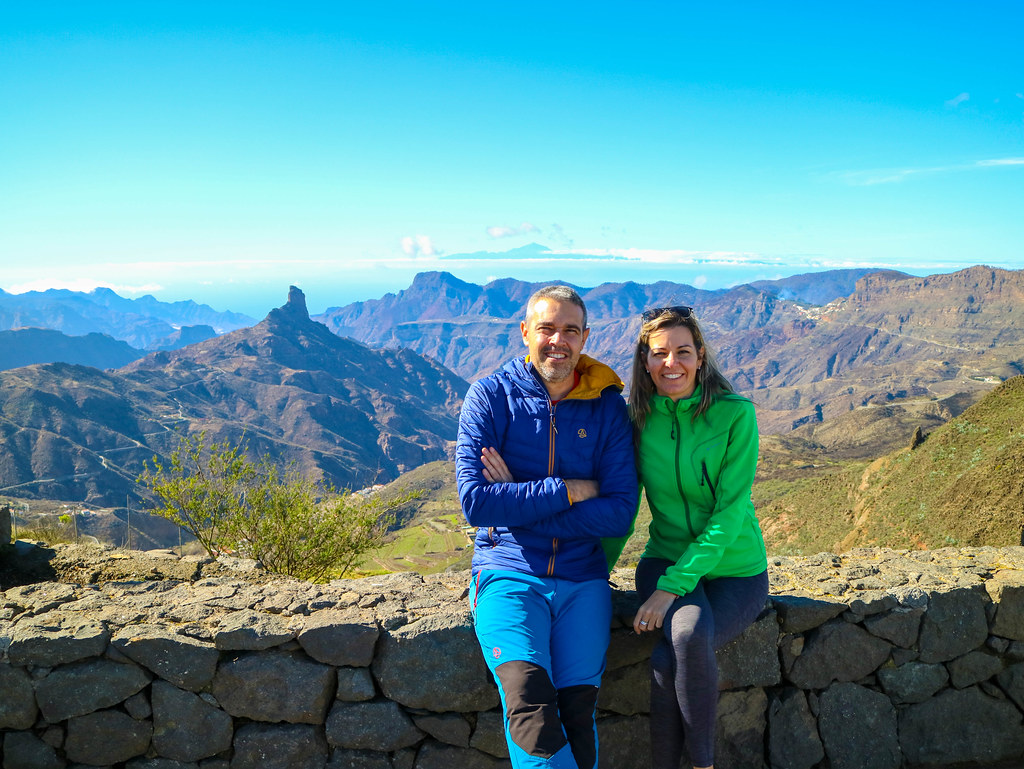 Vista desde el Mirador Degollada de Becerra en Gran Canaria