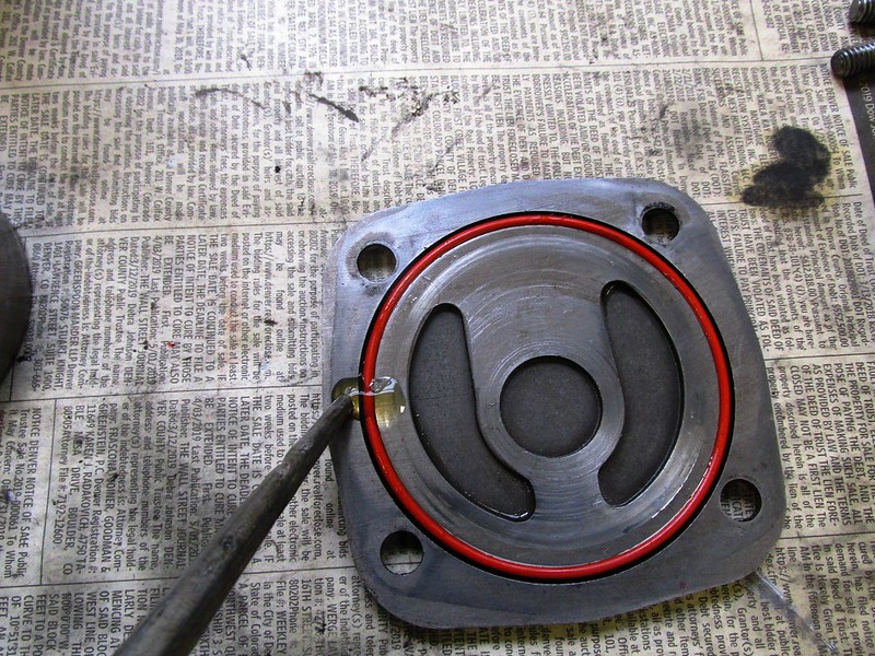 Oil Applied to Oil Pump Cover O-ring