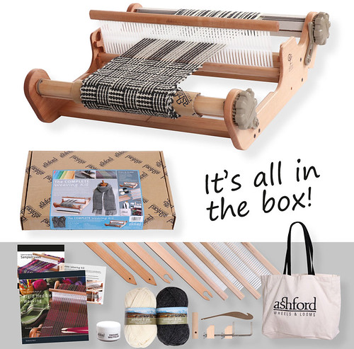 The Ashford Complete Weaving Kit: This special holiday kit is the perfect present - affordable, easy, fun and is a gift that keeps on giving!