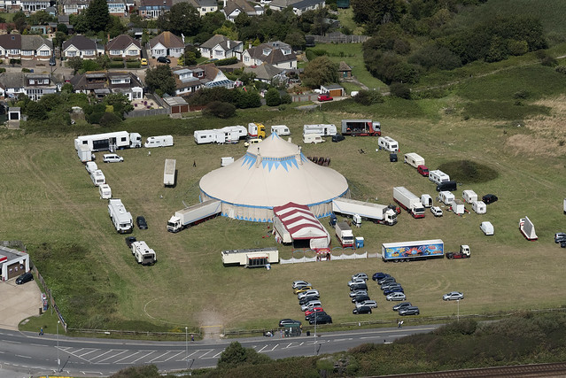 Circus Berlin at Bexhill near Hastings - aerial image