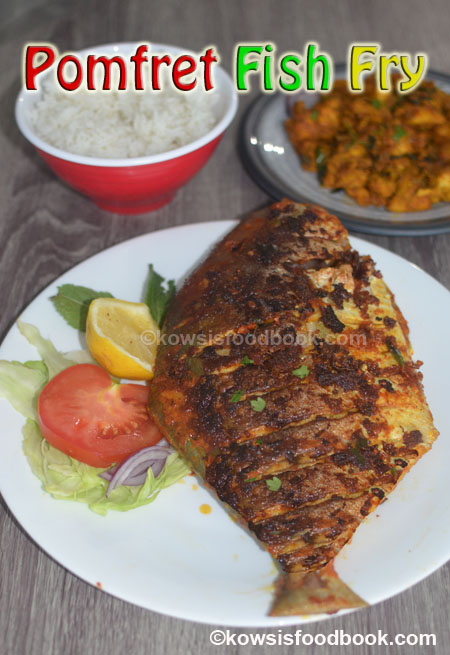 Pomfret Fish Fry Recipe