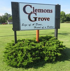 Clemons Grove Welcome Sign (Clemons, Iowa)