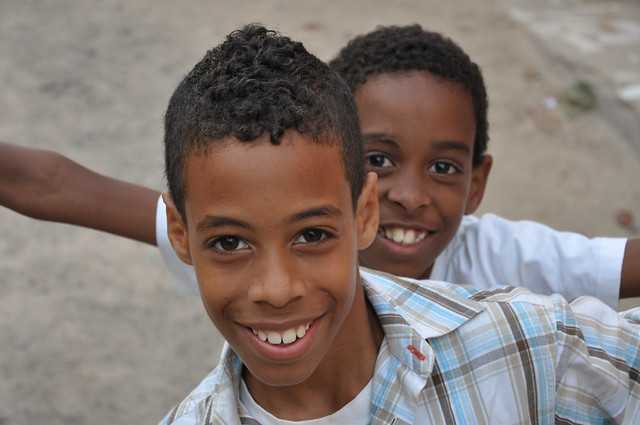 Cape Verde - boys in Mindelo