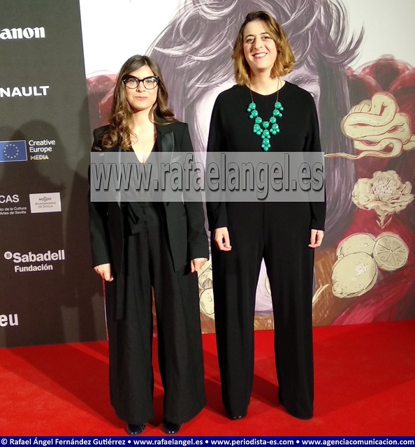 16 Festival de Sevilla Cine Europeo. Gala Inaugural. Isa Calderón y Lucía Lijtmaer. Periodistas. Presentadoras de la Gala