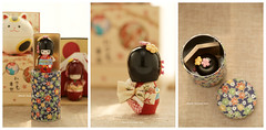 Handmade kimono doll, Japanese kimono doll, Hand wrapped chiyogami paper gift box, Japan doll, Valentine Gift, Gift for her, Girlfriend gift, birthday gift, holiday gift and japanese handmade ideas