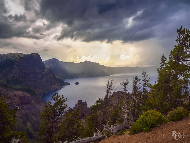 Summer Storm Over Crater Lake