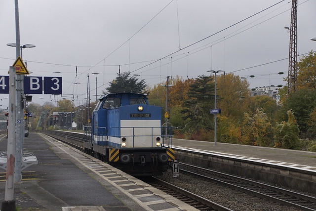 Spitzke V100-SP-003 door Wuppertal-Oberbarmen Bahnhof 09-11-2019