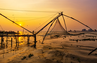 Chinese Fishing Net, Kochi, Kerala, India