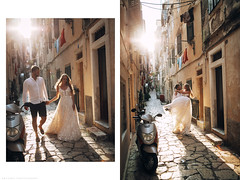 After-wedding photo session in Kerkyra