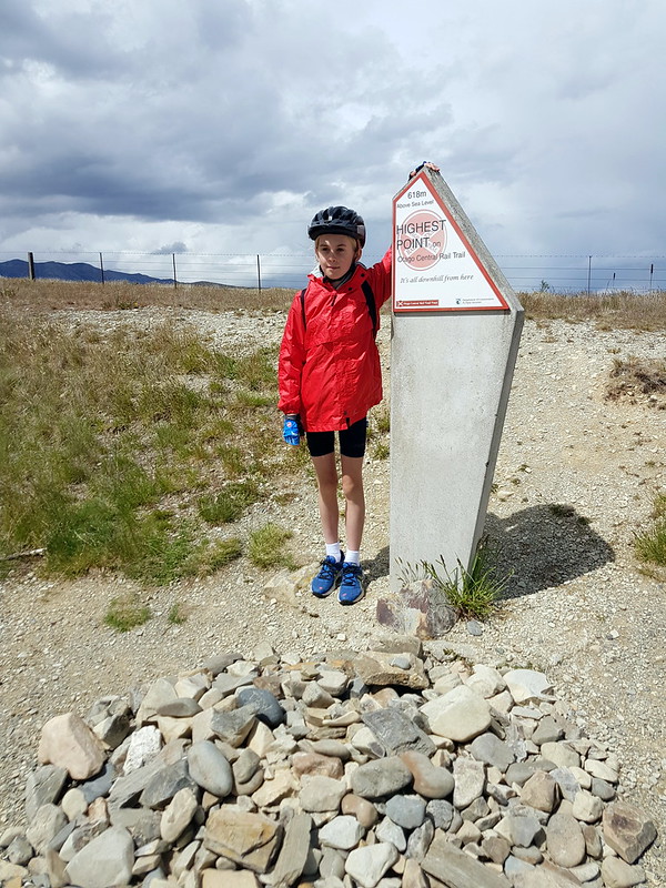 618m above sea level, highest point on the Otago Central Rail Trail