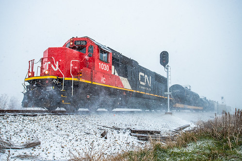sd70 ic1030 local signals uss emd trains train railroading railfanning railroads snow winter
