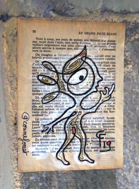 Pasted paper by Corine Forest [Lyon, France]