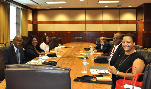Pictured, from left, are Phearthur Moore, Michelle Cole, Dana McReynolds, Otis French, Ken Day and Victoria Dotson David.