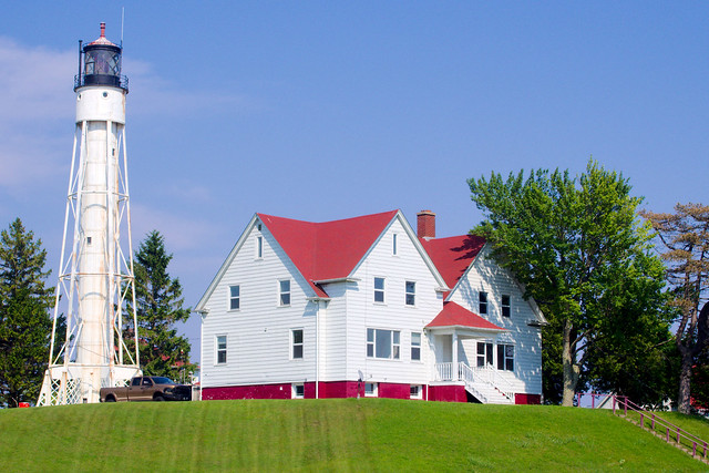 US Coast Guard Station & Lighthouse-Sturgeon Bay, Wisconsin