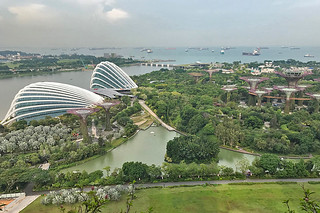 Marina Bay Sands - View of the Gardens day