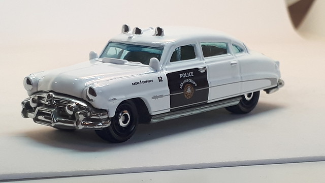MATCHBOX 1951 HUDSON HORNET NO37 SAN LUIS OBISPO POLICE CAR 1/64
