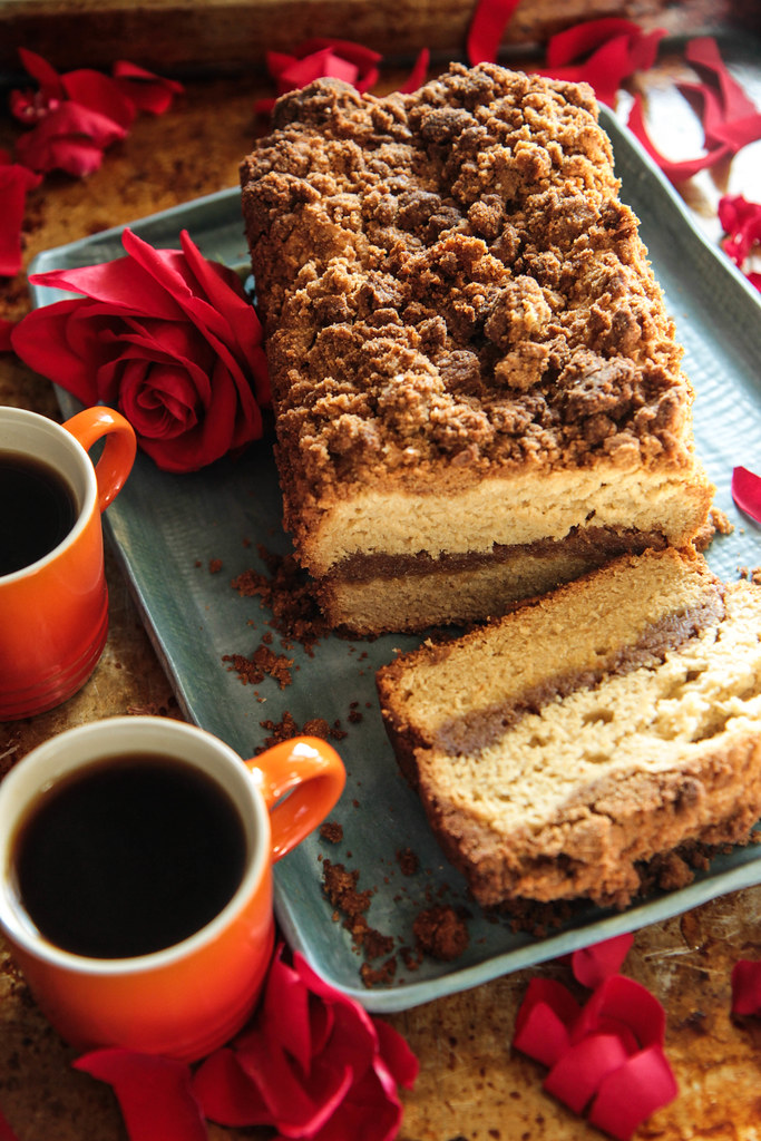 Coffee Cake Bread (vegan and gluten-free) from Heatherchristo.com