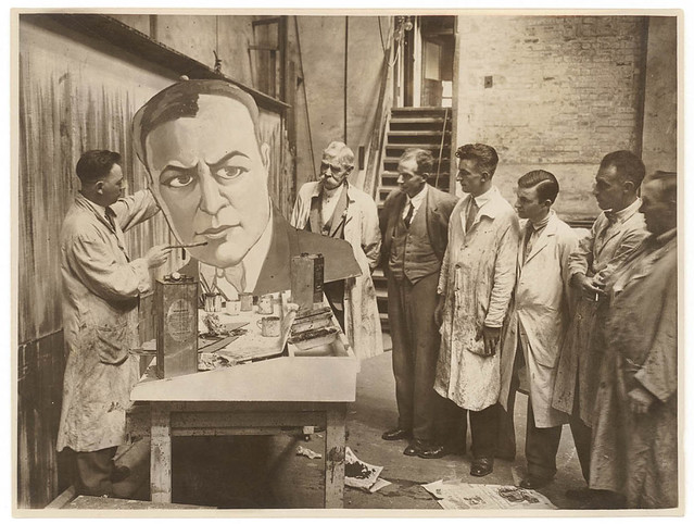 Theatrical poster and display artists, Sydney, ca. 1935, Sam Hood, c. 1935