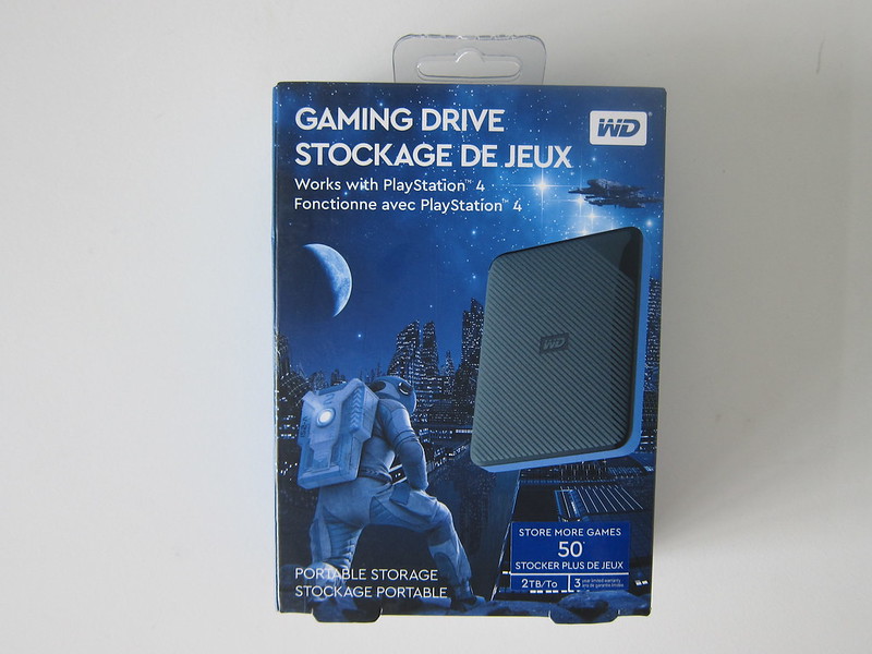 Western Digital 2TB Gaming Drive For PS4 - Box Front