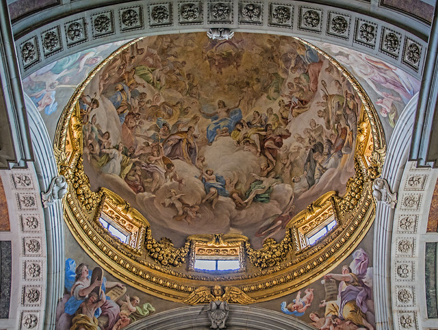 Dome interior of the Corsini Chapel, Santa Maria del Carmine, Florence DSC_0974