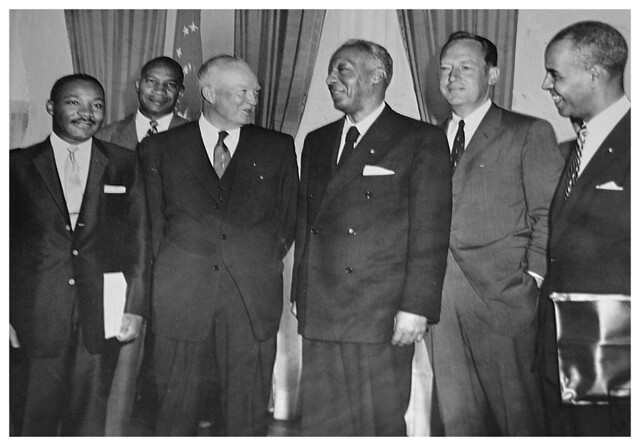Civil rights leaders meet with President Eisenhower: 1958