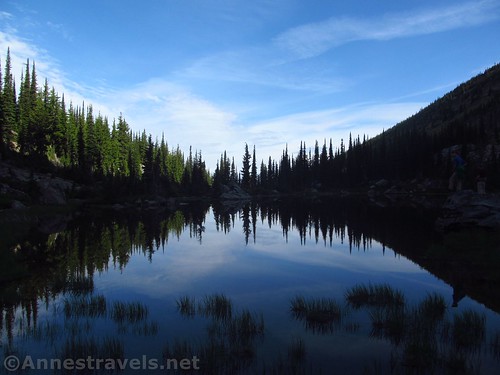 Copper Lake in the early morning. Cabinet Mountains Wilderness, Montana