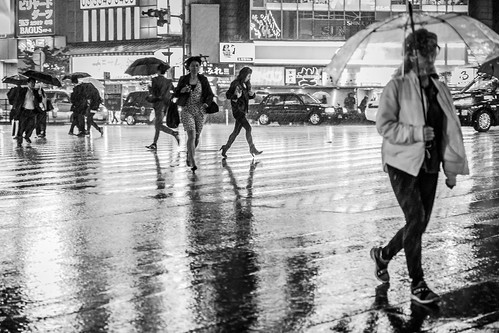 shinjuku tokyo japan nippon asia street streetphotography candid rain storm urban city run umbrella people blackandwhite blackwhite bw bnw mono monochrome