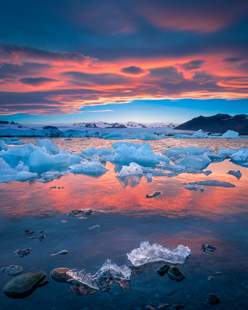 Jokulsarlon Sunset - Iceland | jjraia | Flickr