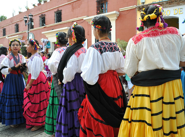 Dancers Oaxaca Mexico Women Mujeres