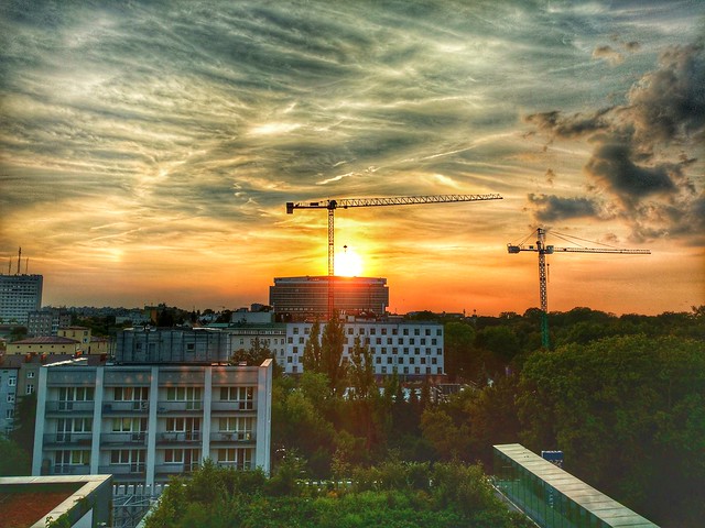 Sunset in Lublin