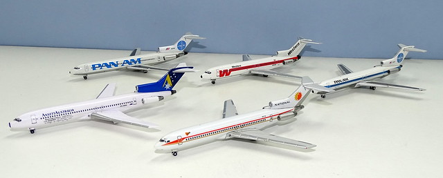 Comparing 1:400 Boeing 727-200s