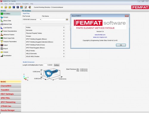Working with ECS FEMFAT 5.4 win64 full license