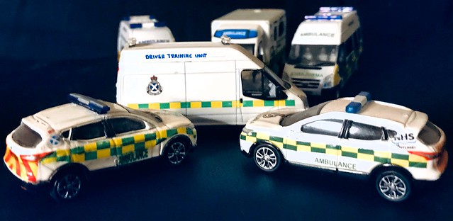 Assorted Model Scottish Emergency Vehicles