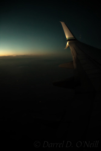 aircraft jet airplane sky sunset wing white grey gray black blue yellow washington usa seatac