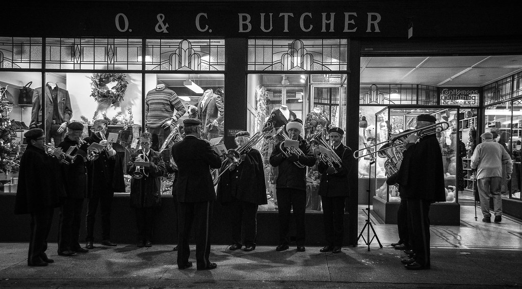 Christmas brass band