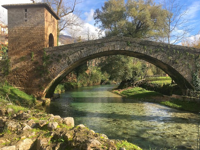 Ponte di San Francesco (XIVth century) — Subiaco, Lazio, Italy