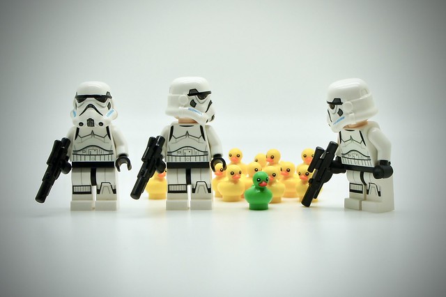 LEGO Stormtrooper Duckling invasion