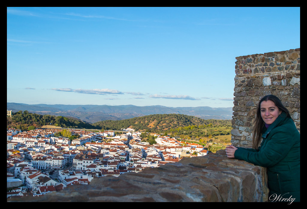 Cris en el Castillo de Aracena