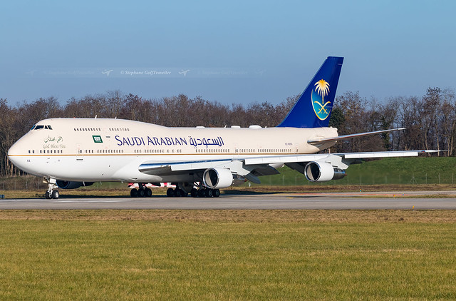 BSL → HZ-HM1A Boeing 747-300 Saudia Government