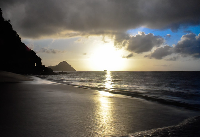 SUNSET IN ST LUCIA