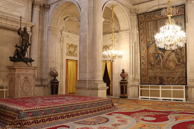 Sala Columnas Palacio Real de Madrid
