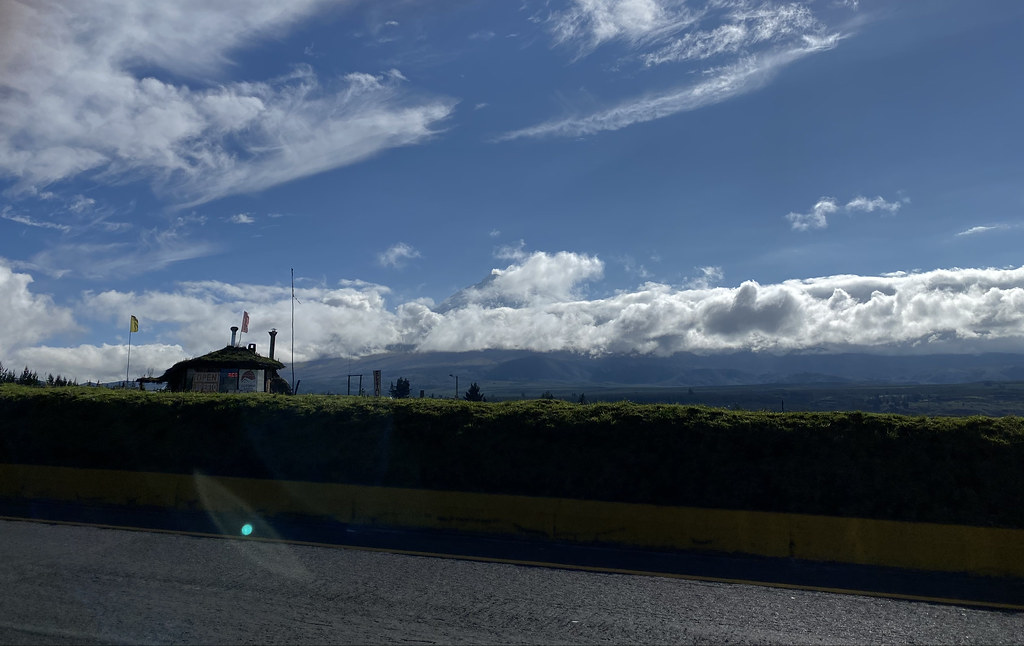 On the highway at 2,990 meters (9,809 ft), on the way to Cotopaxi Volcano, Ecuador.