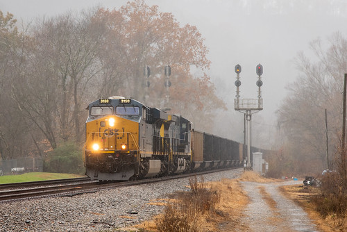 csxbigsandy cloudy rain rr railroad coaltrain locomotive csx