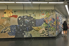MRT Signs - Mosaic mural