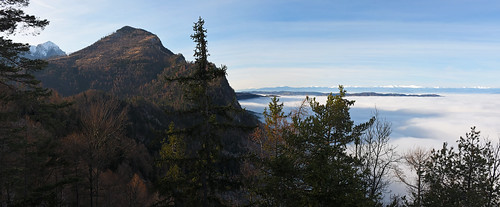 austria karavanke karawanks karawanken outdoors hiking landscape panorama mountain rochusberg vrhsvroka fog