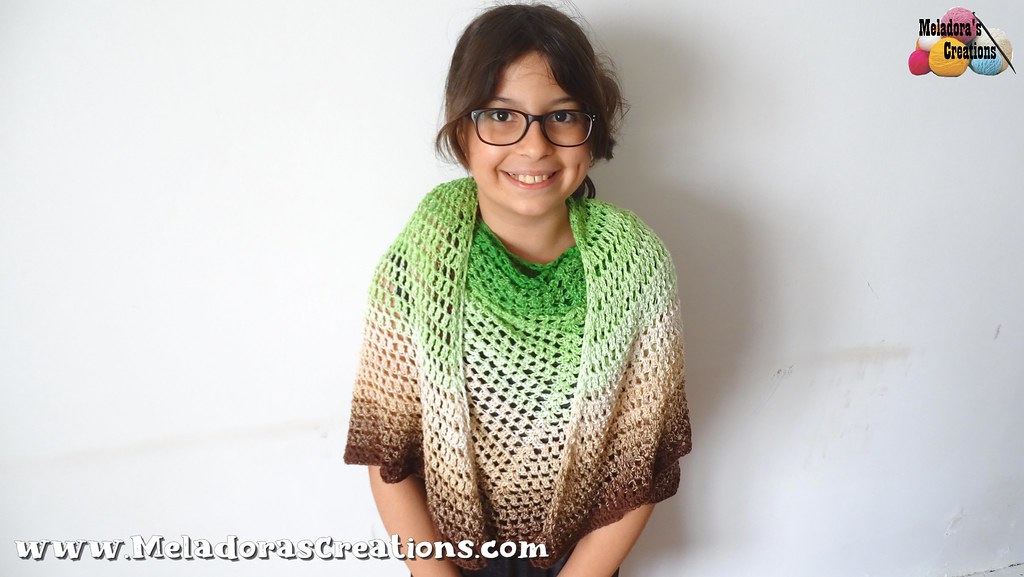Emerald Isle Butterfly Shawl – Free Crochet Pattern 10